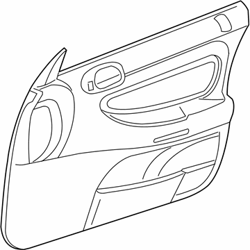 Chrysler RE701DVAC Door Trim Panel