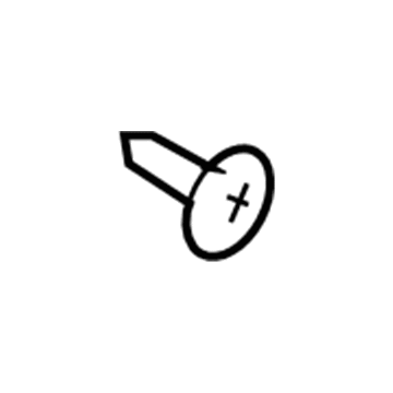 Chrysler 6032723 Door Trim Panel Screw