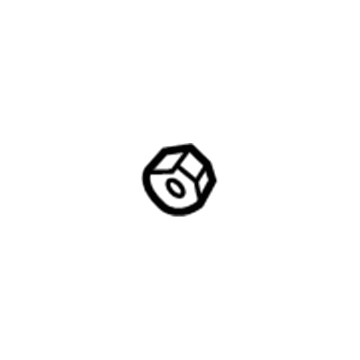 Jeep 6512602AA Bracket Nut