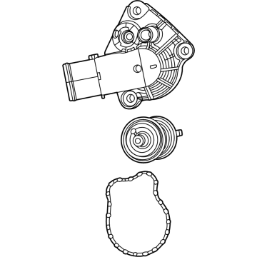 Jeep Grand Cherokee L Thermostat Housing - 68433104AC