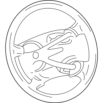 Dodge 5GW871DVAA Steering Wheel