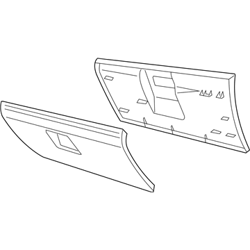 Dodge 1DB901DHAA Glove Box Assembly