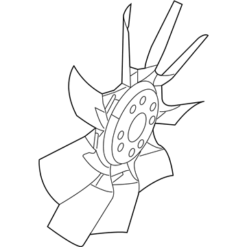 Jeep 55038108AA Fan Blade