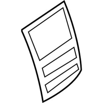 Dodge 1WU199B2AA Center Bezel