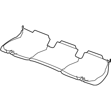 Dodge 5159150AB Frame - Rear Seat Cushion