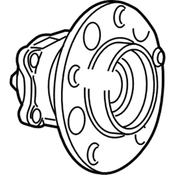 Jeep 5105770AH Hub & Bearing