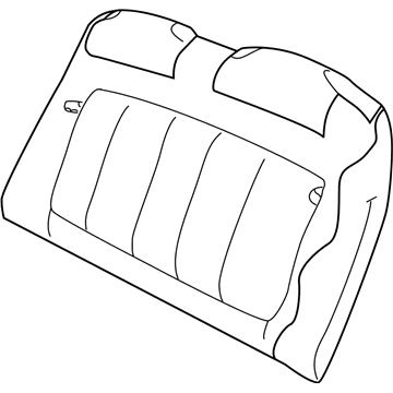 Dodge XL311DVAA Seat Back - Rear