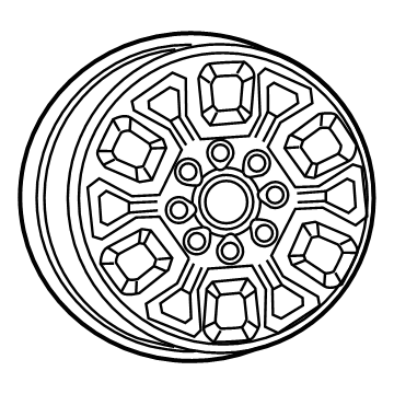 2024 Ram 2500 Spare Wheel - 6MS031AUAA