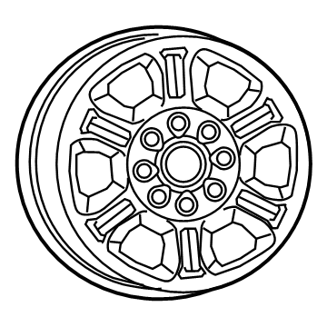2024 Ram 2500 Spare Wheel - 6MP64RXFAA
