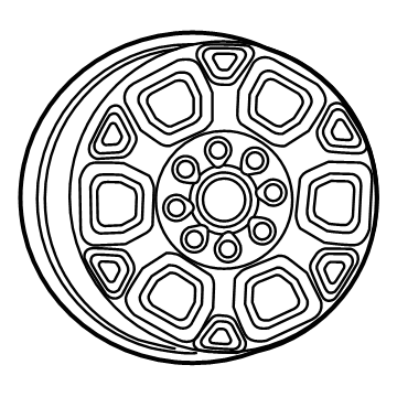 2024 Ram 2500 Spare Wheel - 6MS02AAAAA