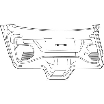 Dodge 7KQ54TX7AC Lower Gate Trim