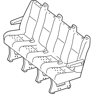 Dodge 1MG631A6AB Bench Seat