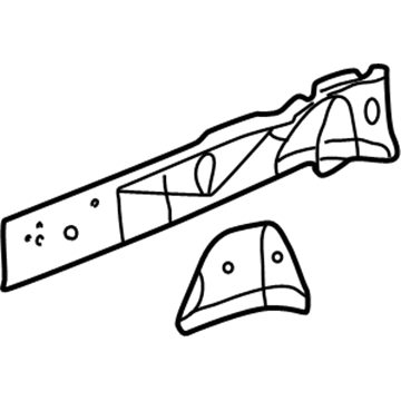 Chrysler 4878663AA Lower Rail Reinforcement