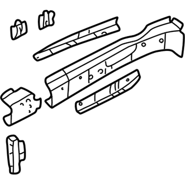 Chrysler 4814694AC Lower Rail