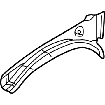 Mopar 4646699AC Upper Rail, Front Outer Driver Side