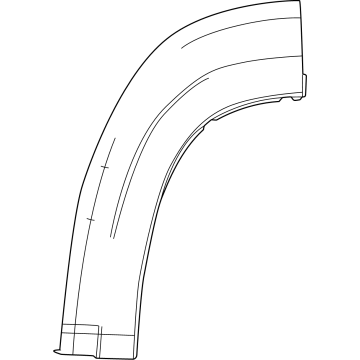 Ram 7JP43JXWAA Wheel Opening Molding