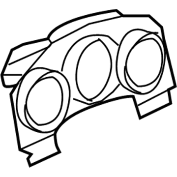 Dodge 1AV62DK5AB Cluster Bezel