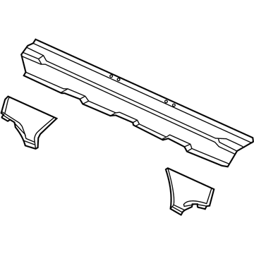 Chrysler 68045533AD Package Tray Lower Reinforcement