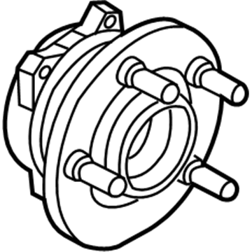 Dodge 4779328AB Front Hub & Bearing