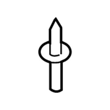 Jeep 6506007AA Bumper Cover Rivet