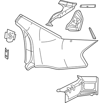 Chrysler 5018844AC Quarter Panel