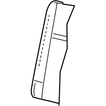 Mopar 68039203AA Seat Back Pad, Rear Driver Side Mopar 68039203AA Seat Back Pad, Rear Driver Side