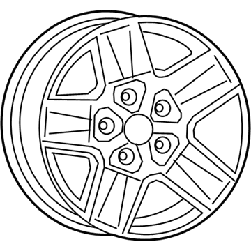 2022 Jeep Gladiator Spare Wheel - 6KC871A7AA