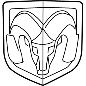 Ram 68082011AB Emblem