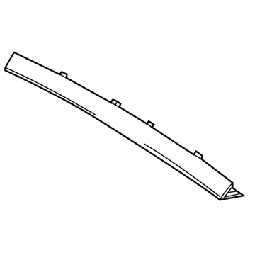 Mopar 5RJ24DX9AD Upper Trim, Black Mopar 5RJ24DX9AD Upper Trim, Black