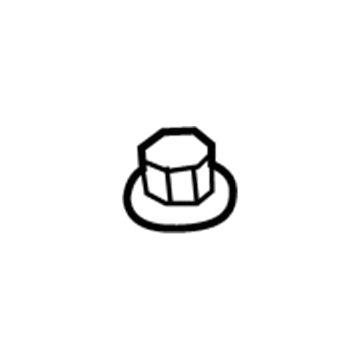 Jeep 6503335 Top Nut