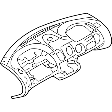 Chrysler MR791352 Instrument Panel