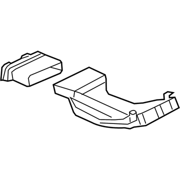 Dodge 55056572AA Floor Duct
