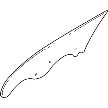 Chrysler MR473359 Glass