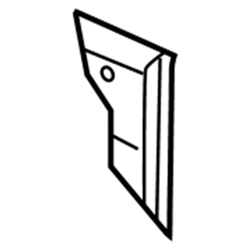 Mopar 1AX971DHAA Seat Back Pad, Slate Gray, Rear