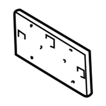 Dodge License Plate - MR971034