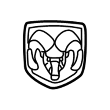 Mopar 7415A004 Emblem, Front