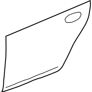 Mopar 4783628 Outer Panel, Rear Passenger Side