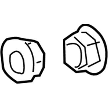 Dodge 6105172AA Lower Control Arm Nut
