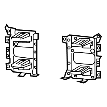 Ram 68449583AB Bumper Bracket