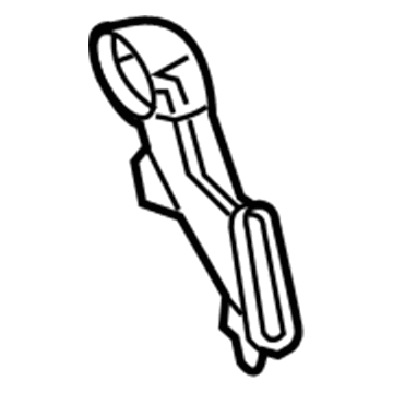 Mopar 68161018AA Outer Duct, Passenger Side