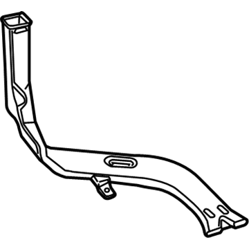 Mopar 68103151AB Floor Duct, Rear Inner Passenger Side