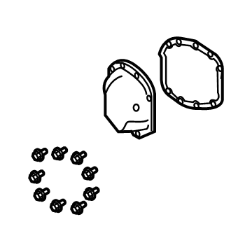 Jeep 68401295AA Differential Cover