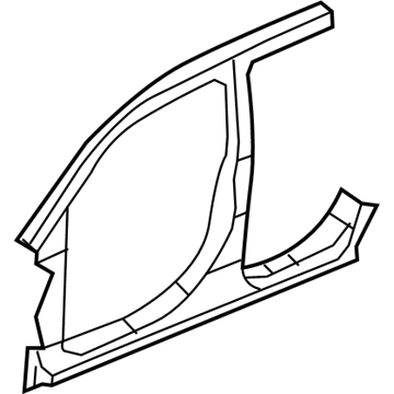 Mopar 5183888AB Aperture Panel, Front Passenger Side