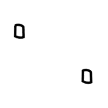 Dodge 6033150 Inner Center Pillar Nut Plate