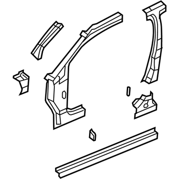 Dodge 5115916AD Aperture Reinforcement