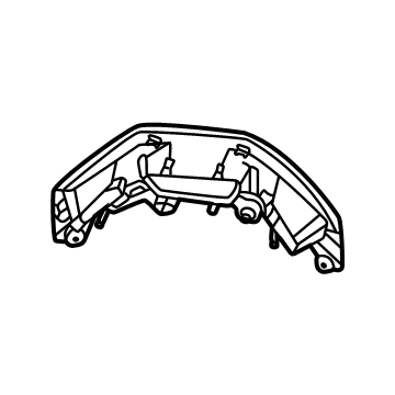 Dodge 7JX76TX7AA Bezel