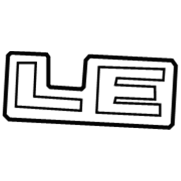 Dodge 55026887AB Nameplate