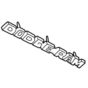 Dodge 55295310AB Nameplate