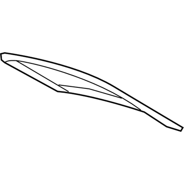 Chrysler 68418994AA Back Glass