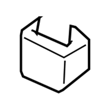 Dodge 55350959AB Center Seat Belt Cover